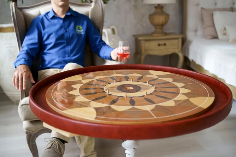 Experience the joy and feeling of crokinole like never before!