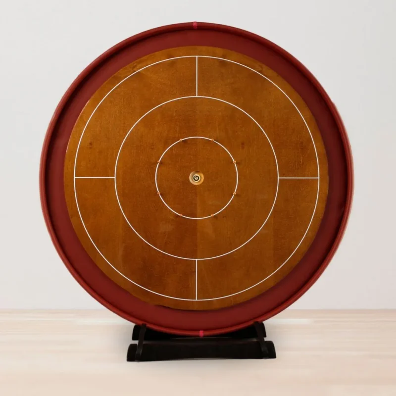 Woodestic Crokinole Tournament walnut-crimson